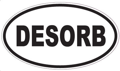 DESORB - Oval Sticker