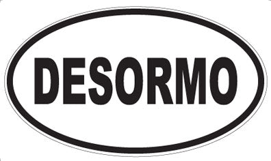 DESORMO - Oval Sticker
