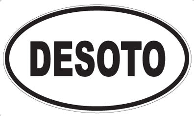 DESOTO - Oval Magnet