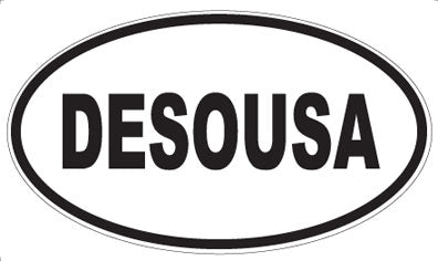 DESOUSA - Oval Sticker