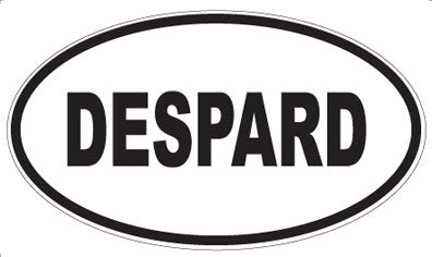 DESPARD - Oval Sticker