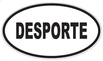 DESPORTE - Oval Sticker