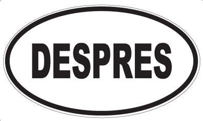 DESPRES - Oval Sticker