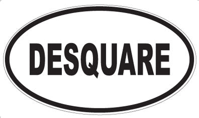 DESQUARE - Oval Sticker