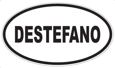 DESTEFANO - Oval Magnet