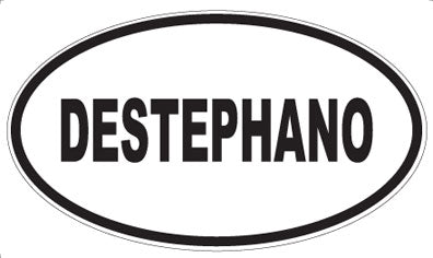 DESTEPHANO - Oval Sticker