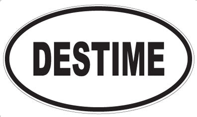 DESTIME - Oval Magnet