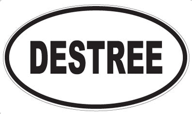 DESTREE - Oval Sticker