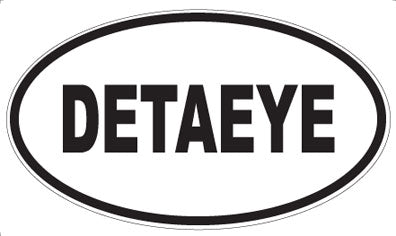 DETAEYE - Oval Sticker