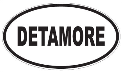 DETAMORE - Oval Magnet