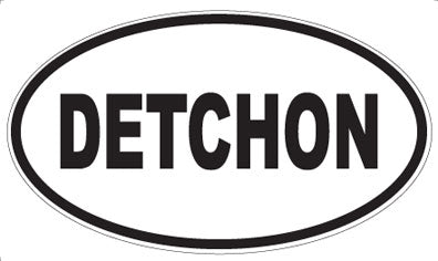 DETCHON - Oval Sticker