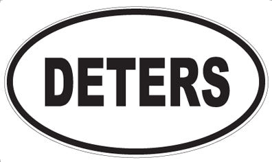 DETERS - Oval Magnet