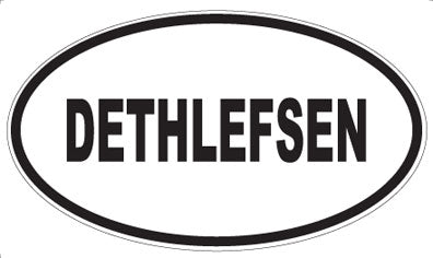 DETHLEFSEN - Oval Magnet