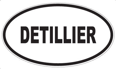 DETILLIER - Oval Magnet
