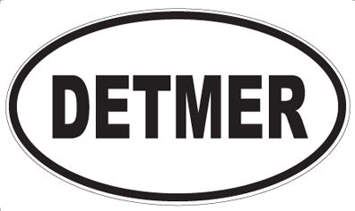 DETMER - Oval Magnet