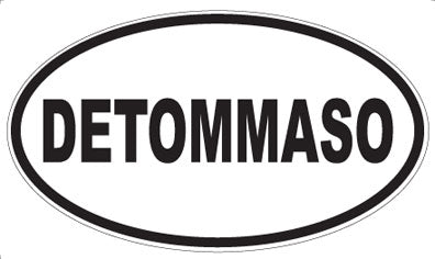 DETOMMASO - Oval Magnet