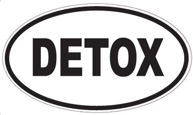DETOX - Oval Magnet