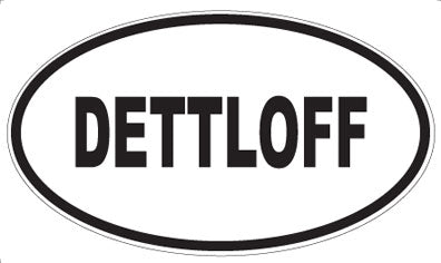 DETTLOFF - Oval Magnet