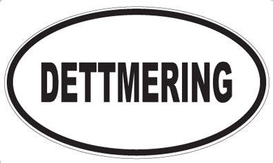 DETTMERING - Oval Magnet