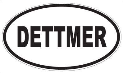 DETTMER - Oval Magnet