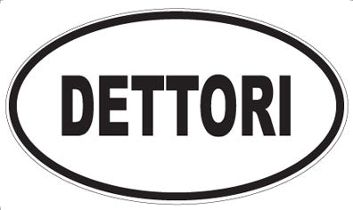 DETTORI - Oval Magnet