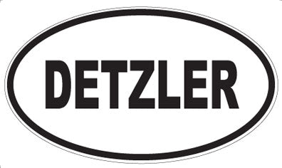 DETZLER - Oval Magnet