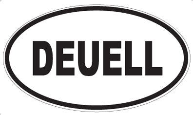 DEUELL - Oval Magnet