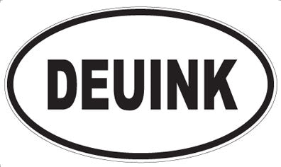 DEUINK - Oval Magnet