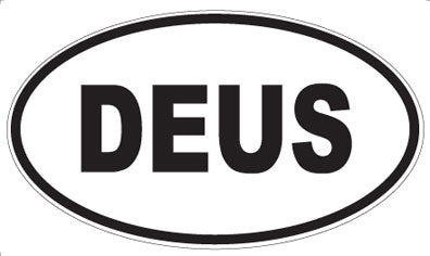 DEUS - Oval Sticker