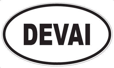 DEVAI - Oval Magnet