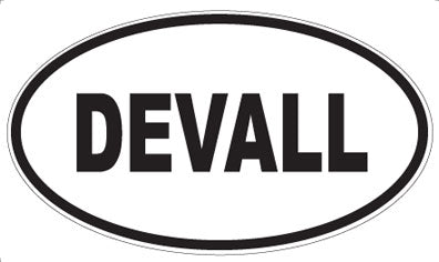 DEVALL - Oval Magnet