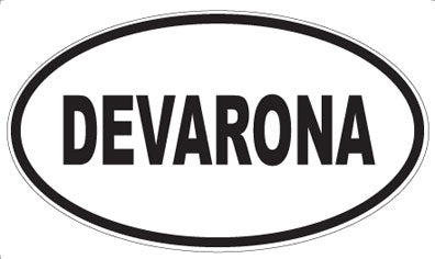 DEVARONA - Oval Sticker