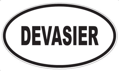 DEVASIER - Oval Magnet