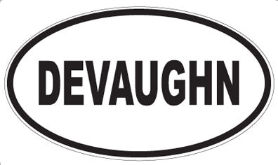DEVAUGHN - Oval Magnet