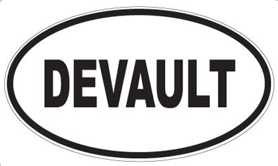 DEVAULT - Oval Sticker