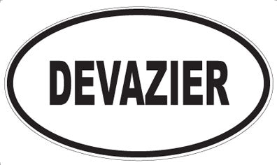DEVAZIER - Oval Magnet