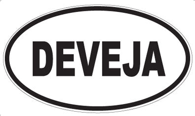 DEVEJA - Oval Magnet