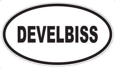 DEVELBISS - Oval Sticker