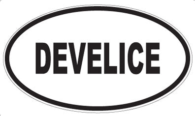 DEVELICE - Oval Sticker