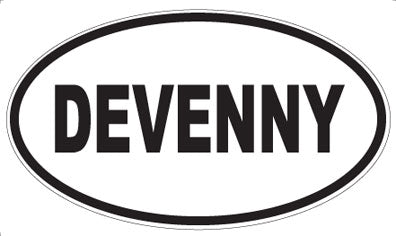 DEVENNY - Oval Magnet