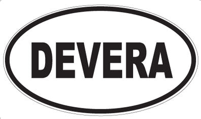 DEVERA - Oval Sticker