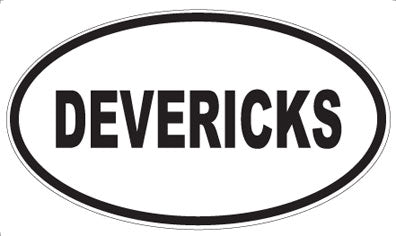 DEVERICKS - Oval Magnet