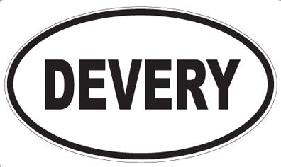 DEVERY - Oval Magnet