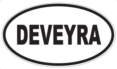 DEVEYRA - Oval Sticker