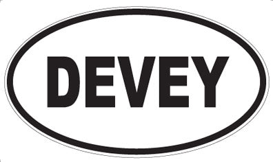 DEVEY - Oval Magnet