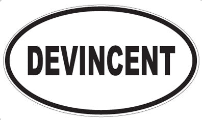 DEVINCENT - Oval Magnet