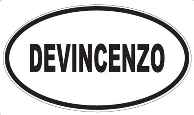 DEVINCENZO - Oval Magnet