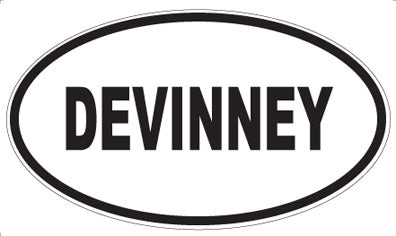 DEVINNEY - Oval Magnet