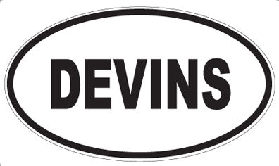 DEVINS - Oval Magnet