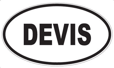 DEVIS - Oval Magnet